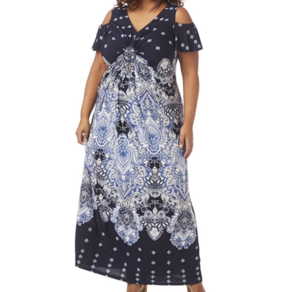 Midnight Paisley Maxi